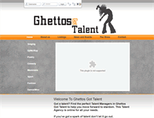 Tablet Screenshot of ghettosgottalent.com